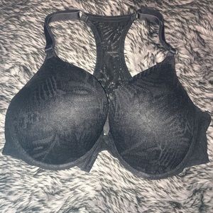 VS PINK Lace Racerback Push Up Bra